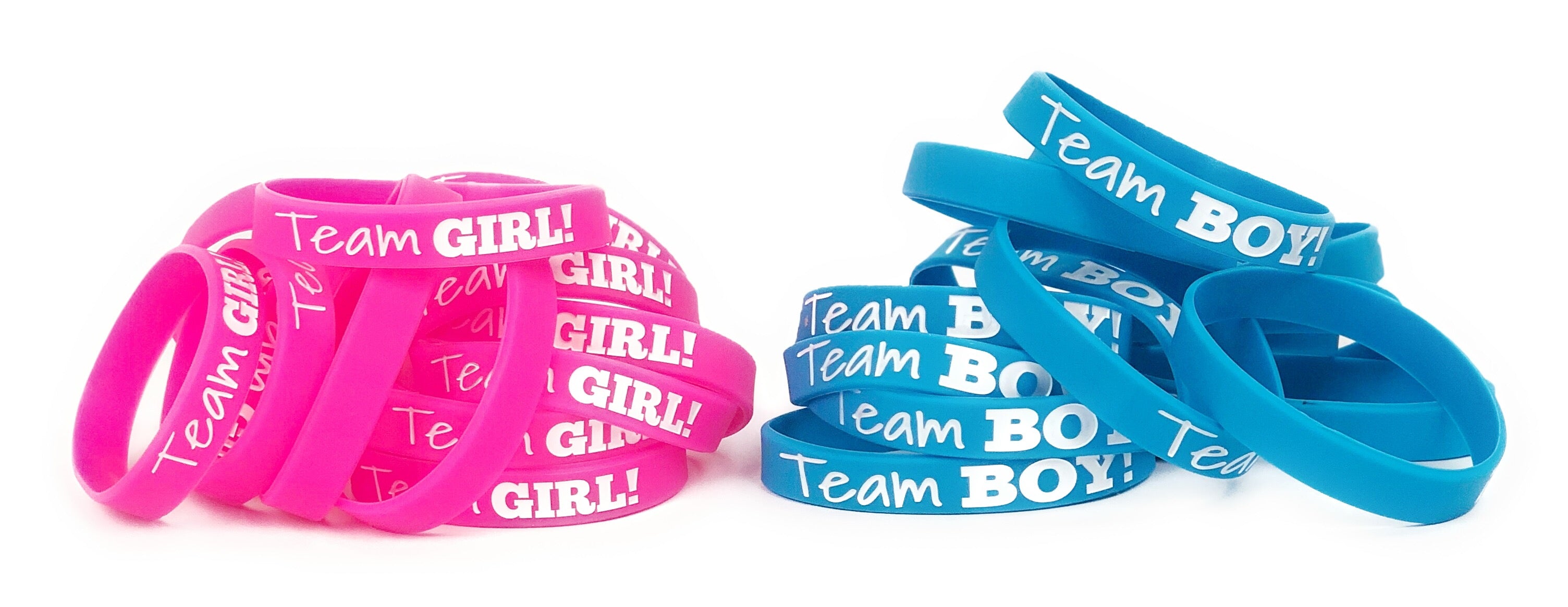 Baby Gender Reveal Party Wristbands