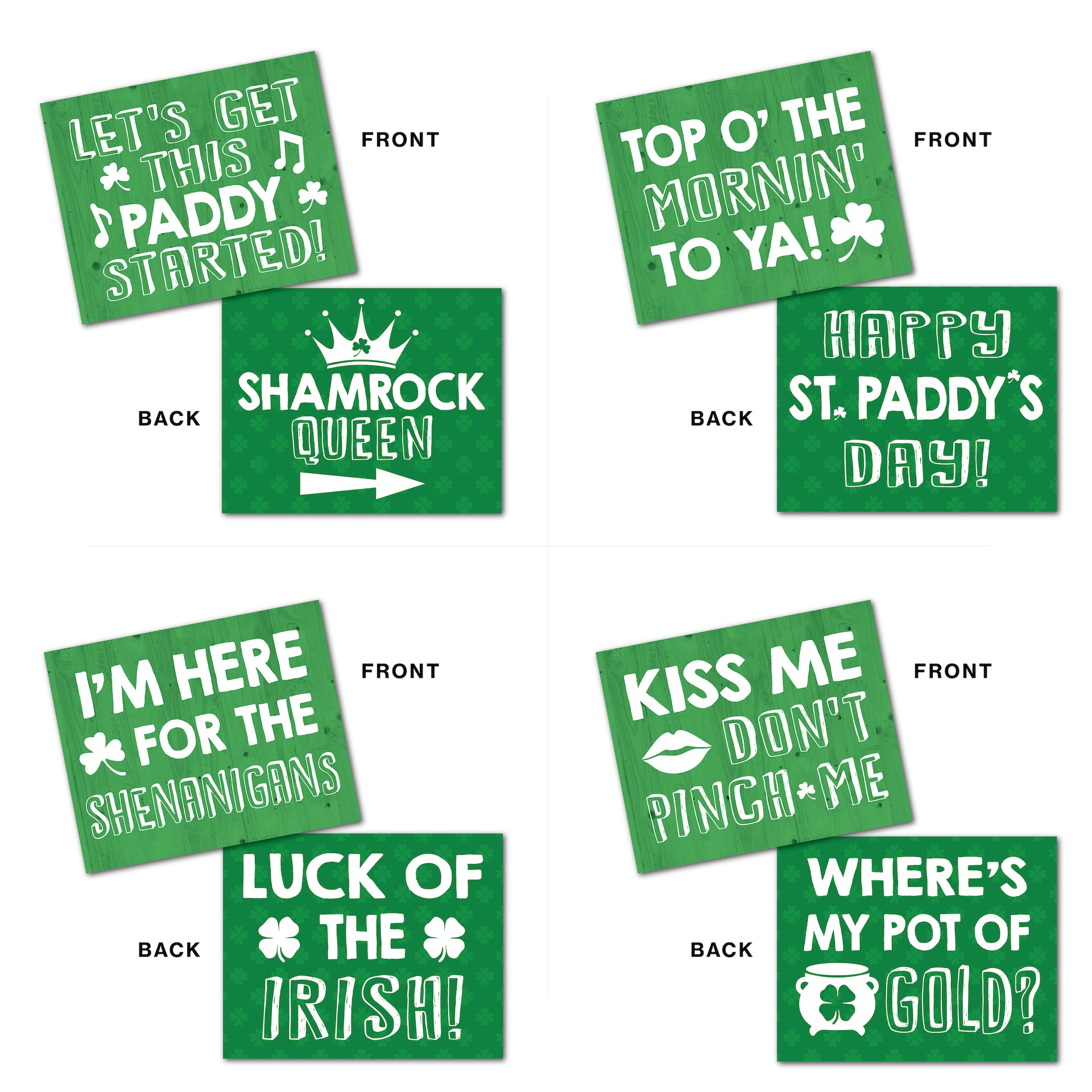 St. Patrick’s Day Photo Booth Props